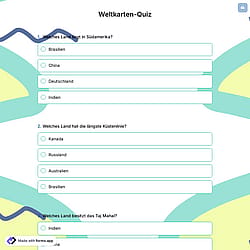 Weltkarten-Quiz