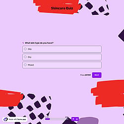 Skincare Quiz