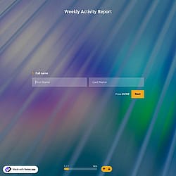 Weekly Activity Report