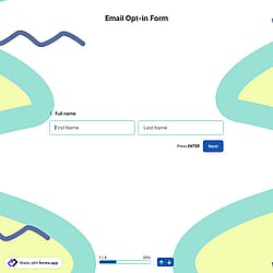 eMail Opt-In Form