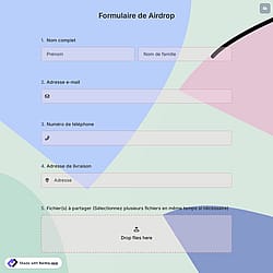 Formulaire De Airdrop