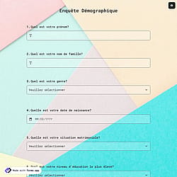 Sondage démographique