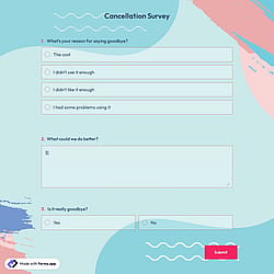 Cancellation Survey