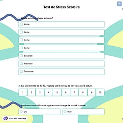 Test de Stress Scolaire