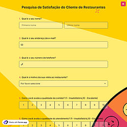 Pesquisa de Satisfação do Cliente de Restaurantes