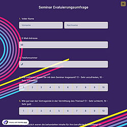 Seminar Evaluierungsumfrage