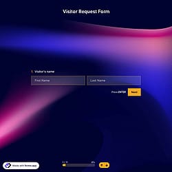 Visitor Request Form