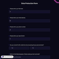 Data Protection Form