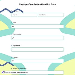 Employee Termination Checklist Form