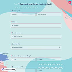 Formulaire de Demande de Medicaid