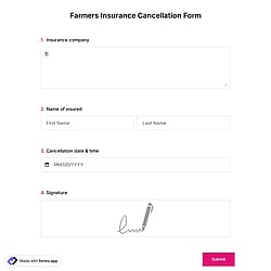 Farmers Insurance Cancellation Form