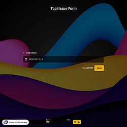 Tool Issue Form