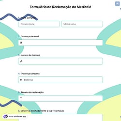 Formulário de Reclamação do Medicaid