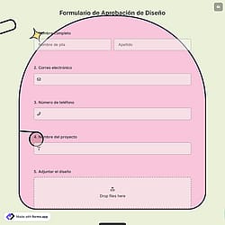 Formulario de Aprobación de Diseño