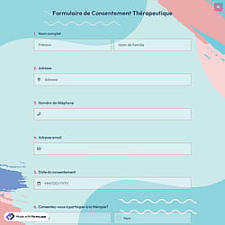 Formulaire de Consentement Thérapeutique