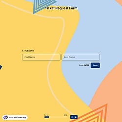 Ticket Request Form 