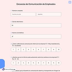 Encuesta de Comunicación de Empleados
