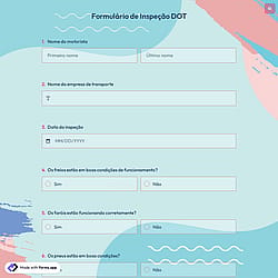 Formulário de Inspeção DOT