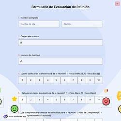 Formulario de Evaluación de Reunión