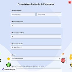 Formulário de Avaliação de Fisioterapia