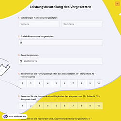 Leistungsbeurteilung des Vorgesetzten