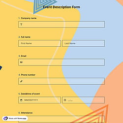 Event Description Form 