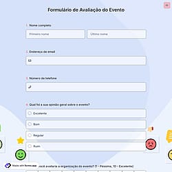 Formulário de Avaliação de Evento