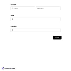 User Registration Form 