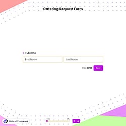 Catering Request Form