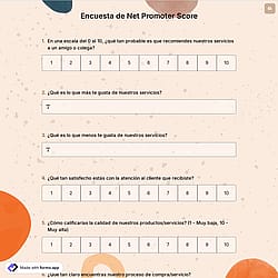 Encuesta de Net Promoter Score