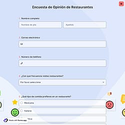 Encuesta de Opinión de Restaurantes