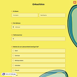 Einkaufsliste