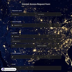 Internet Access Request Form