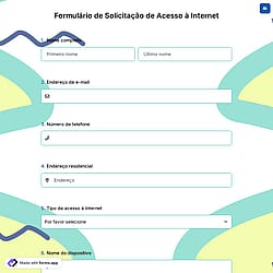 Formulário de Solicitação de Acesso à Internet