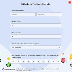 Bibliotheks-Feedback-Formular