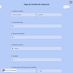 Hoja de Pedido de Material