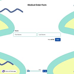 Medical Order Form