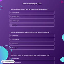 Alternativenergie-Quiz