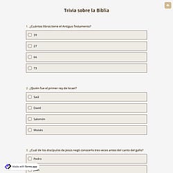 Trivia sobre la Biblia