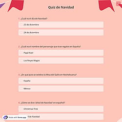 Quiz de Navidad