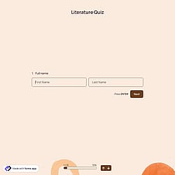 Literature Quiz