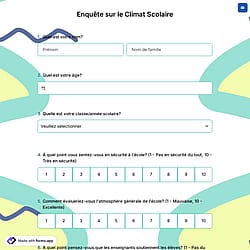 Enquête sur le Climat Scolaire