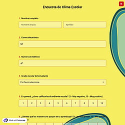 Encuesta de Clima Escolar