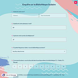 Enquête sur la Bibliothèque Scolaire