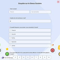 Enquête sur le Stress Scolaire