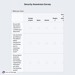 Security Awareness Survey