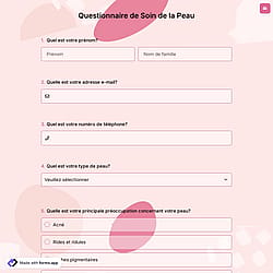 Questionnaire de Soin de la Peau