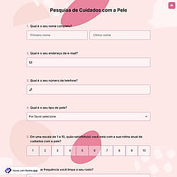 Pesquisa de Cuidados com a Pele