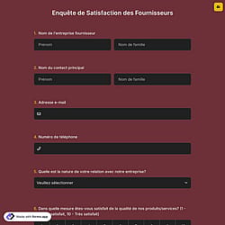 Enquête de Satisfaction des Distributeurs