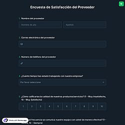 Encuesta de Satisfacción del Distribuidores